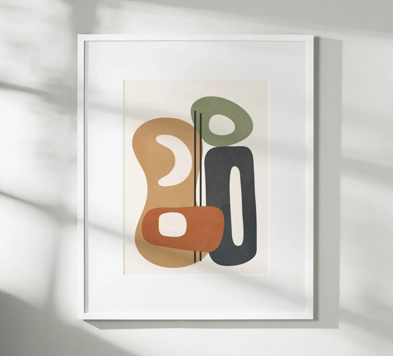 Modern Abstract Shapes 2 poster da cityart