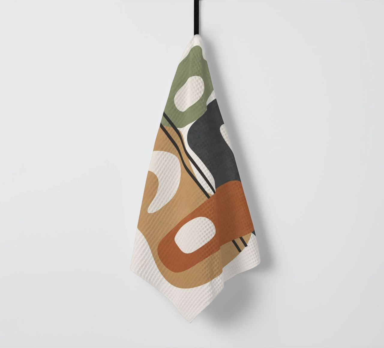 Modern Abstract Shapes 2 tea towel by cityart