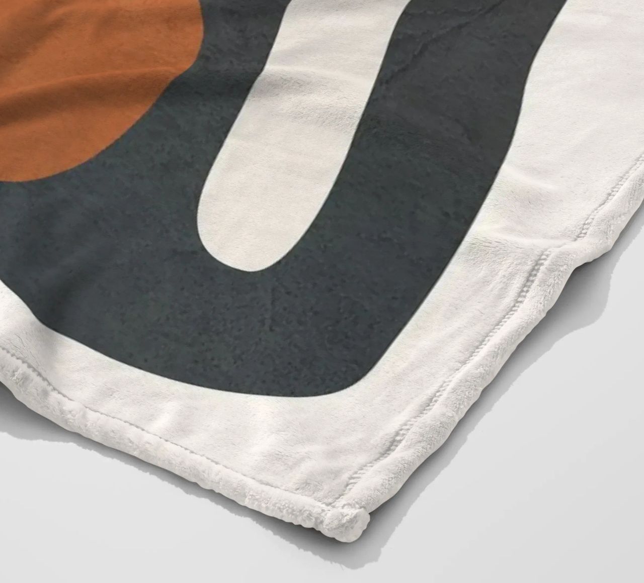 Modern Abstract Shapes 2 fleece blanket by cityart