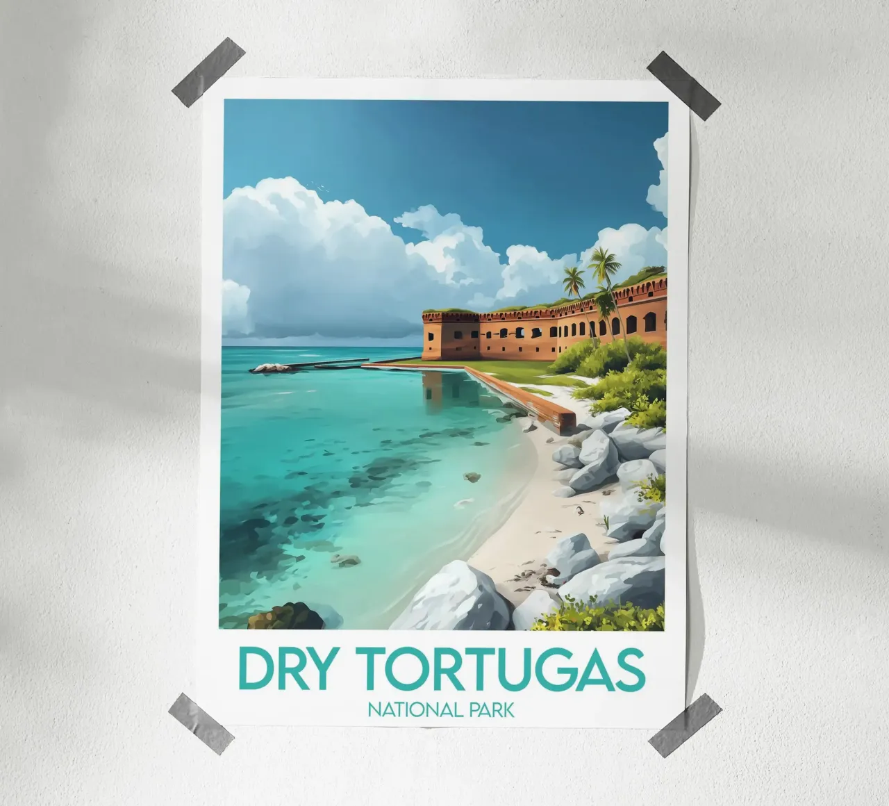 Parco Nazionale delle Dry Tortugas poster da Frame the World