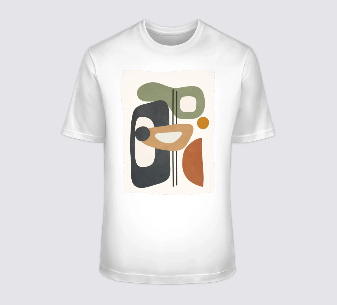 Modern Abstract Shapes 3 t-shirt da cityart