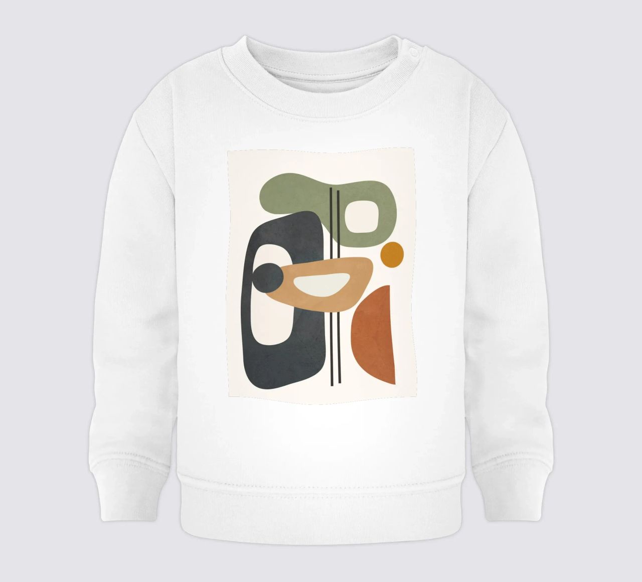 Modern Abstract Shapes 3 felpa neonato da cityart