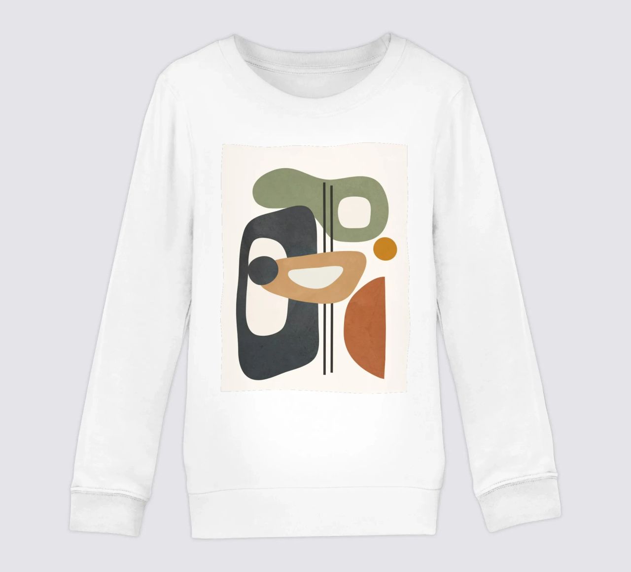 Modern Abstract Shapes 3 felpa bambino da cityart