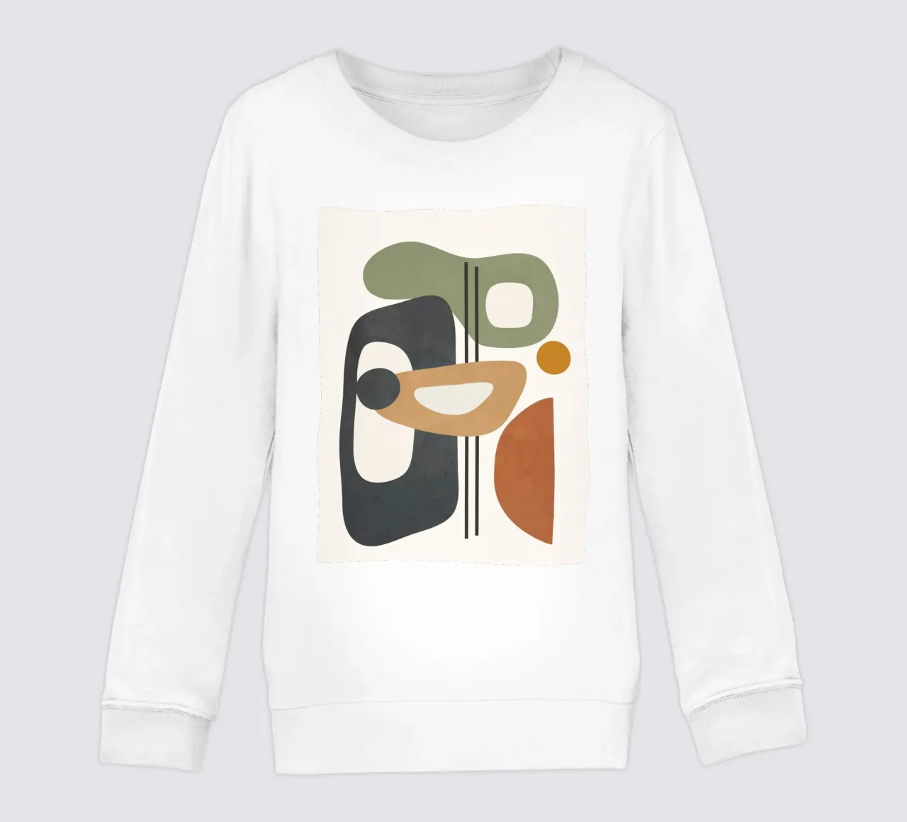 Modern Abstract Shapes 3 felpa bambino da cityart