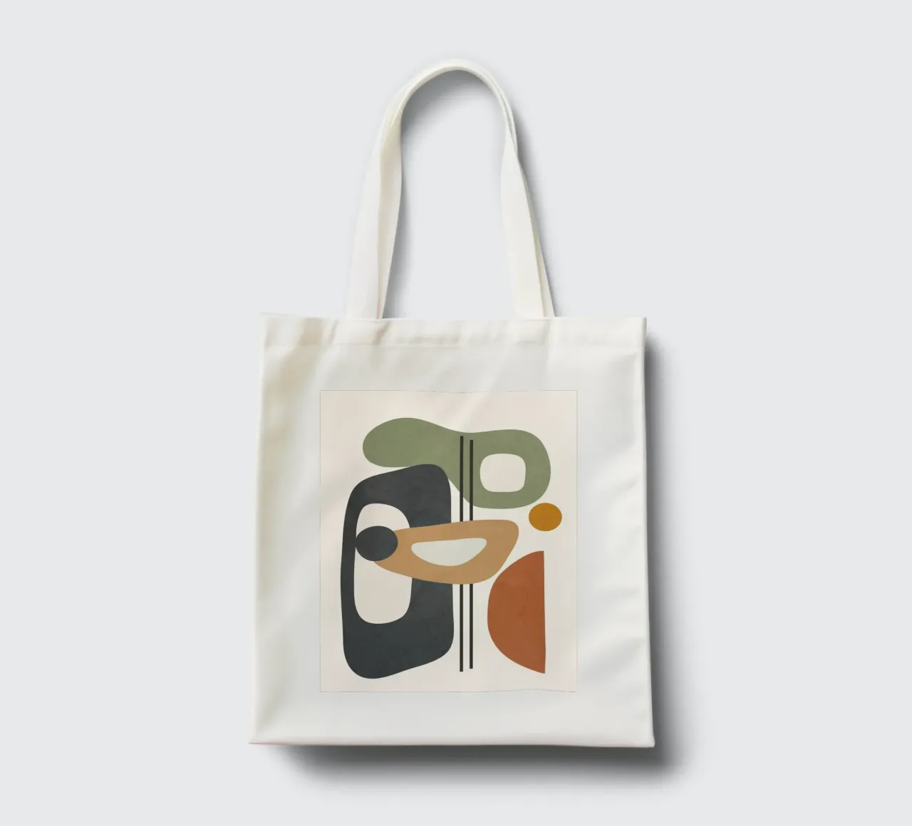 Modern Abstract Shapes 3 tote bag de cityart
