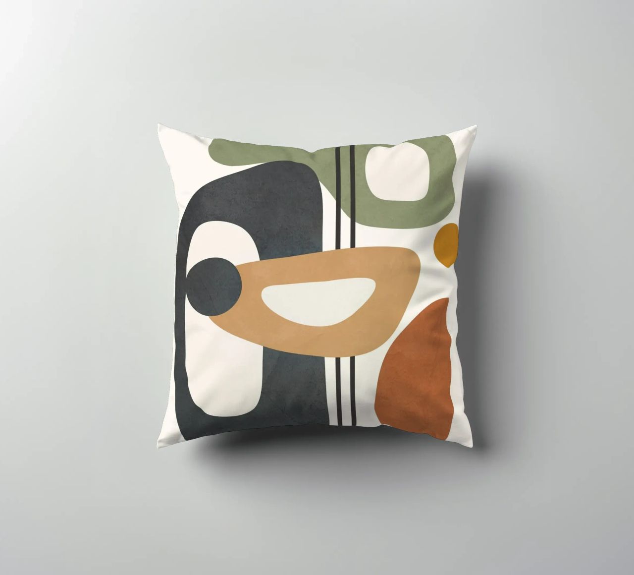 Modern Abstract Shapes 3 cuscino da cityart