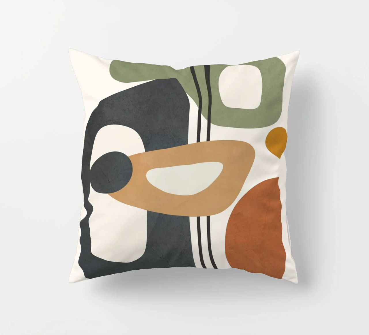 Modern Abstract Shapes 3 cuscino da cityart