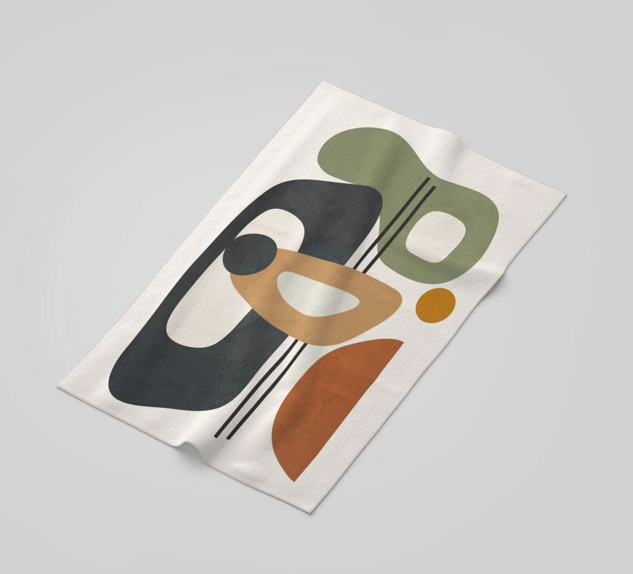 Modern Abstract Shapes 3 telo mare da cityart