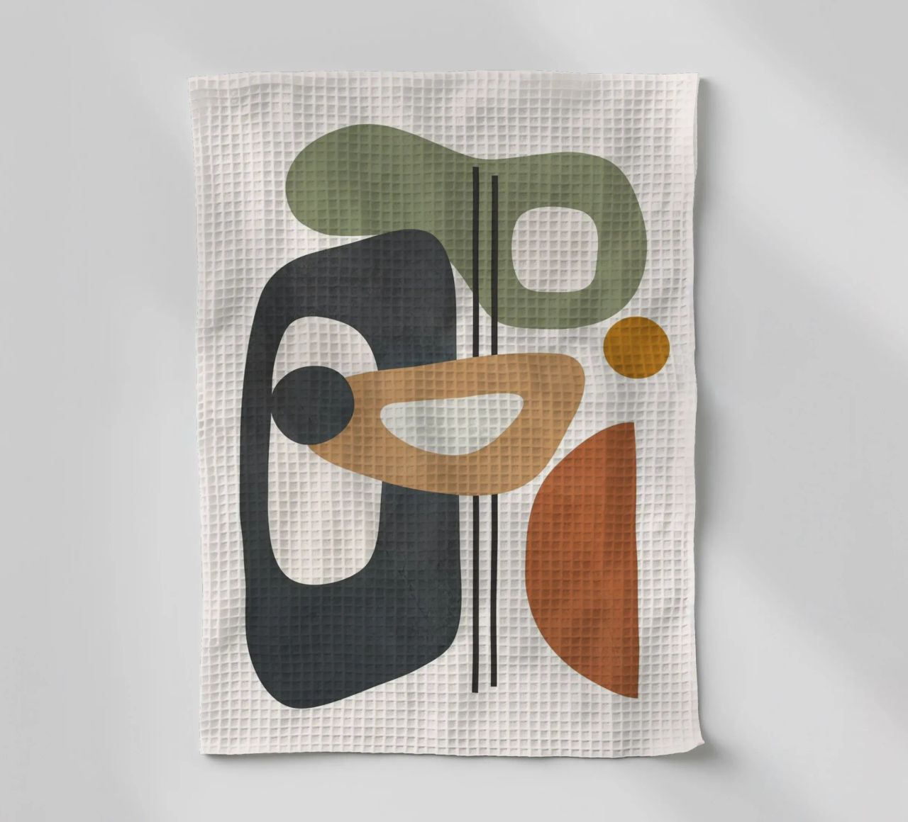 Modern Abstract Shapes 3 canovaccio da cucina da cityart