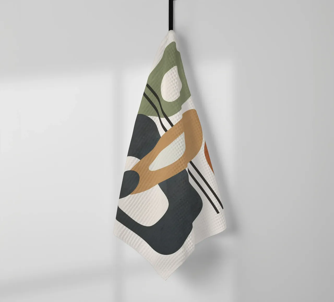 Modern Abstract Shapes 3 torchon de cityart