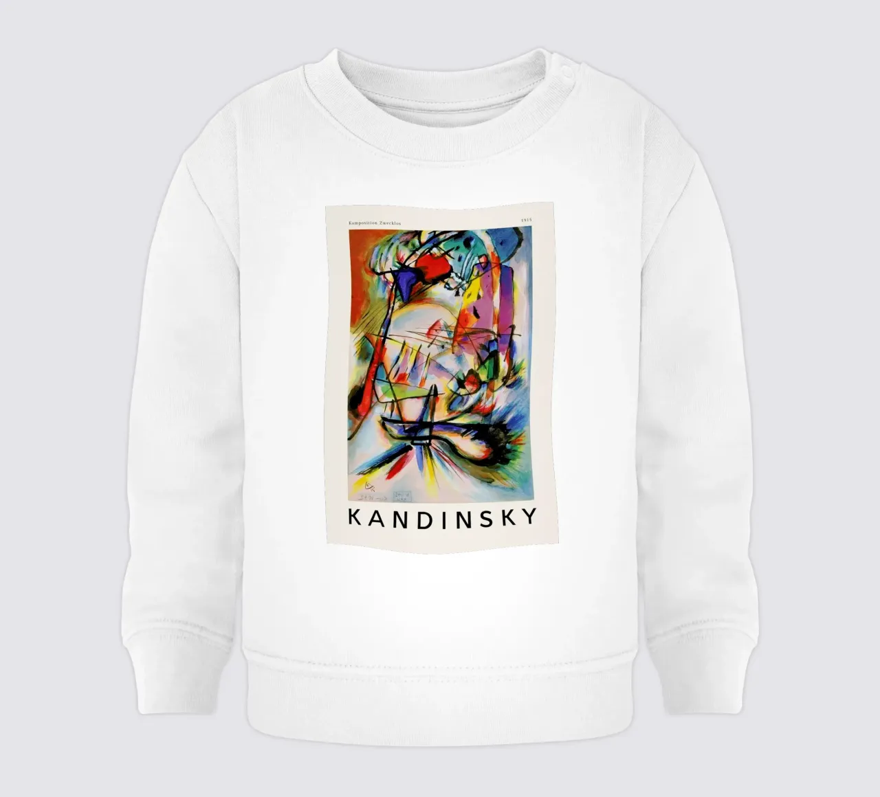 Kandinsky - Komposition Zwecklos baby sweatshirt by ARTOTHEK
