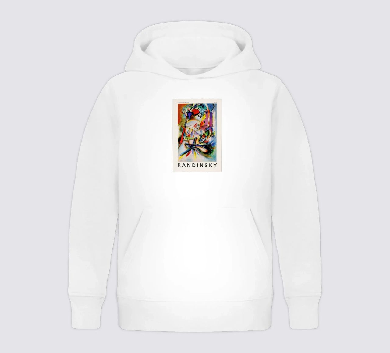 Kandinsky - Komposition Zwecklos felpa bambino con cappuccio da ARTOTHEK