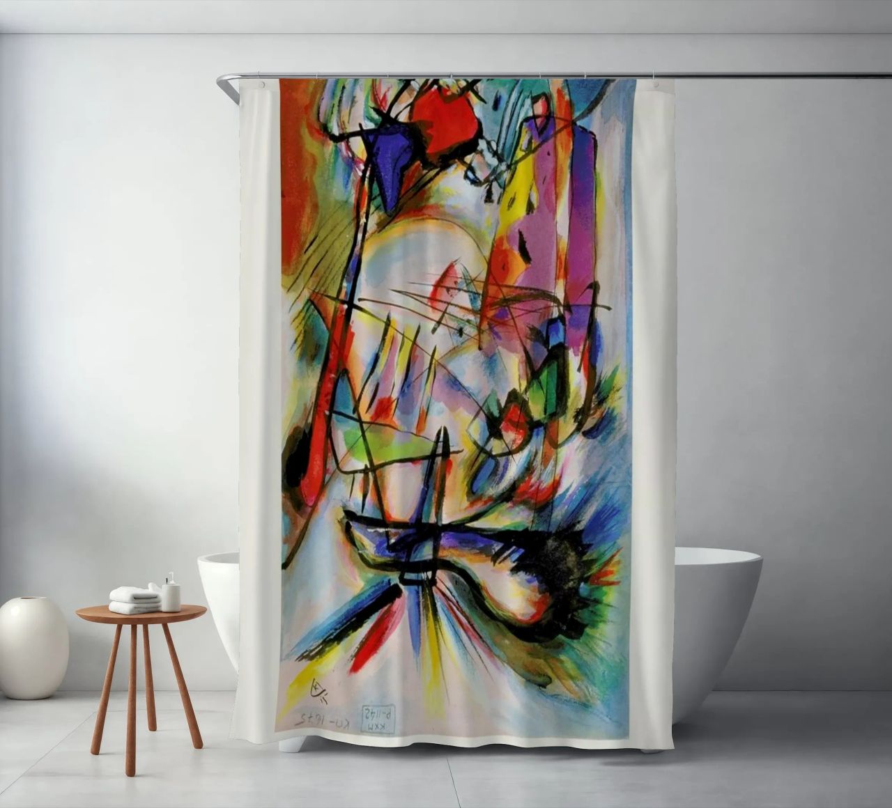 Kandinsky - Komposition Zwecklos tenda da doccia da ARTOTHEK
