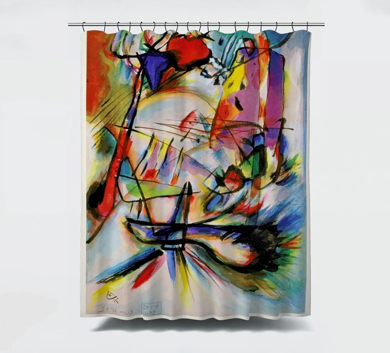Kandinsky - Komposition Zwecklos tenda da doccia da ARTOTHEK