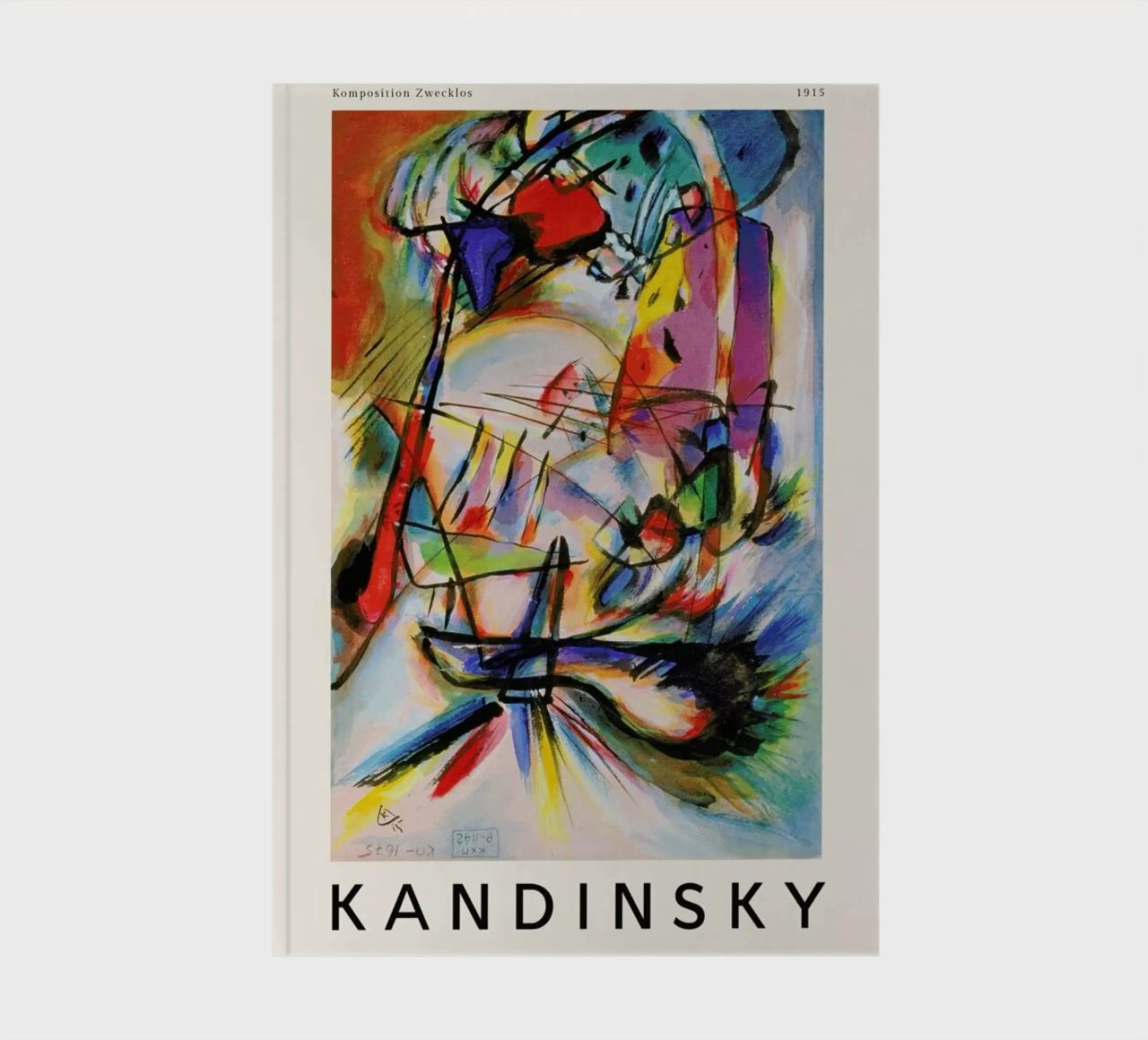 Kandinsky - Komposition Zwecklos diario da ARTOTHEK