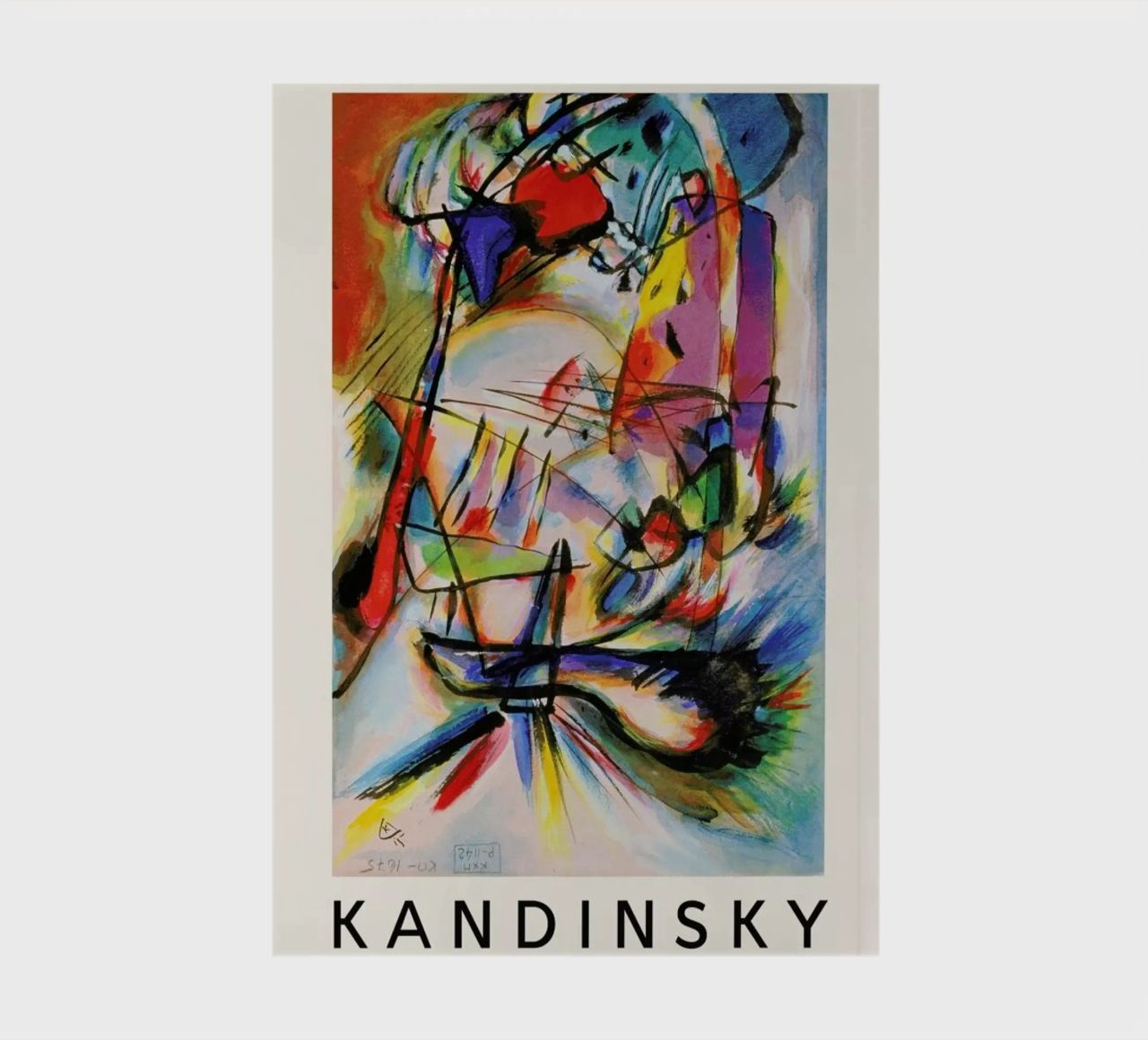 Kandinsky - Komposition Zwecklos diario da ARTOTHEK