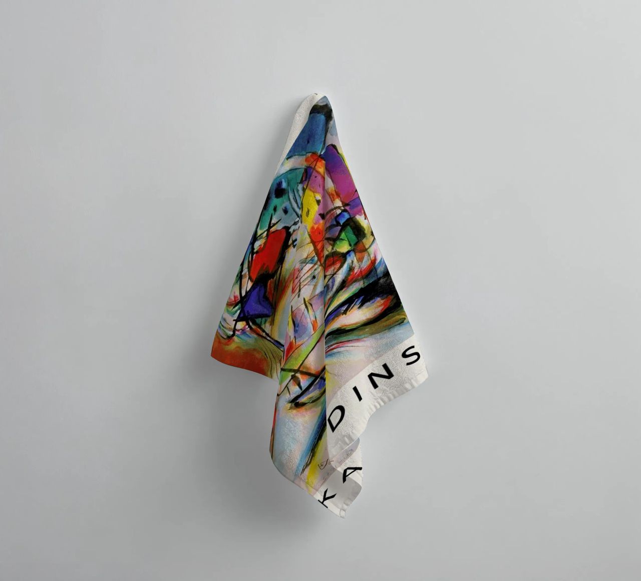 Kandinsky - Komposition Zwecklos asciugamano da bagno da ARTOTHEK