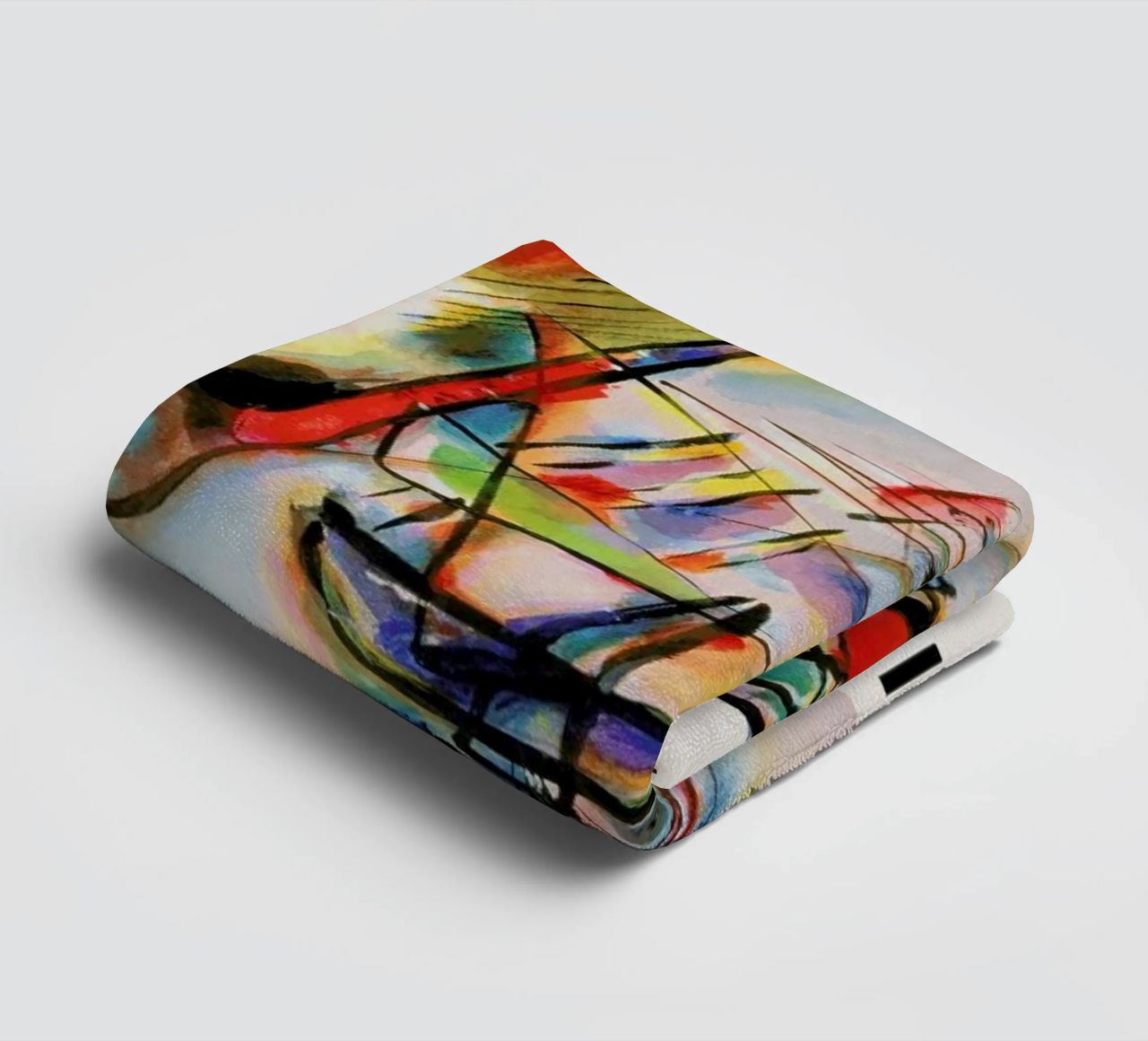 Kandinsky - Komposition Zwecklos asciugamano da bagno da ARTOTHEK