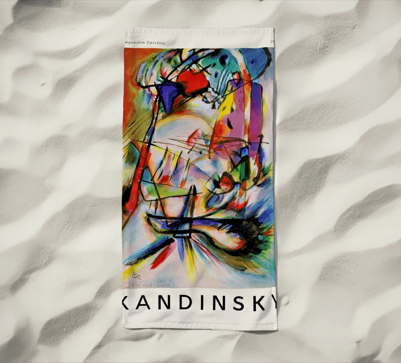 Kandinsky - Komposition Zwecklos telo mare da ARTOTHEK
