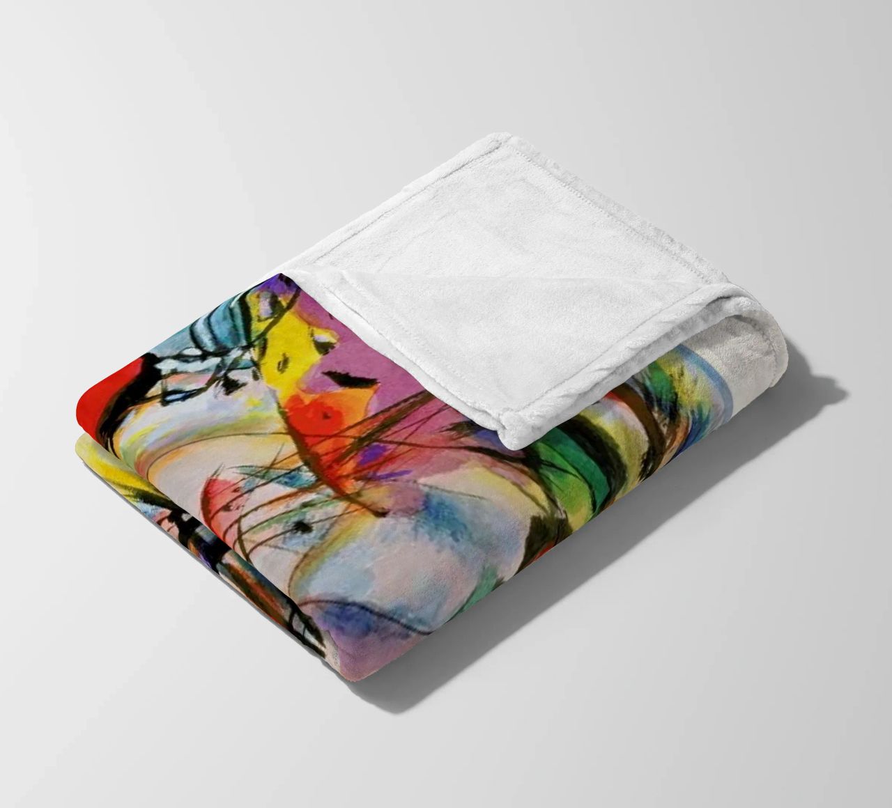 Kandinsky - Komposition Zwecklos coperta in pile da ARTOTHEK