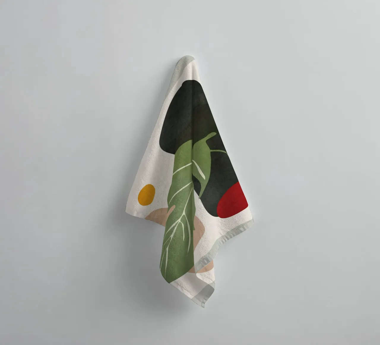 Abstract Monstera Leaf asciugamano da bagno da cityart
