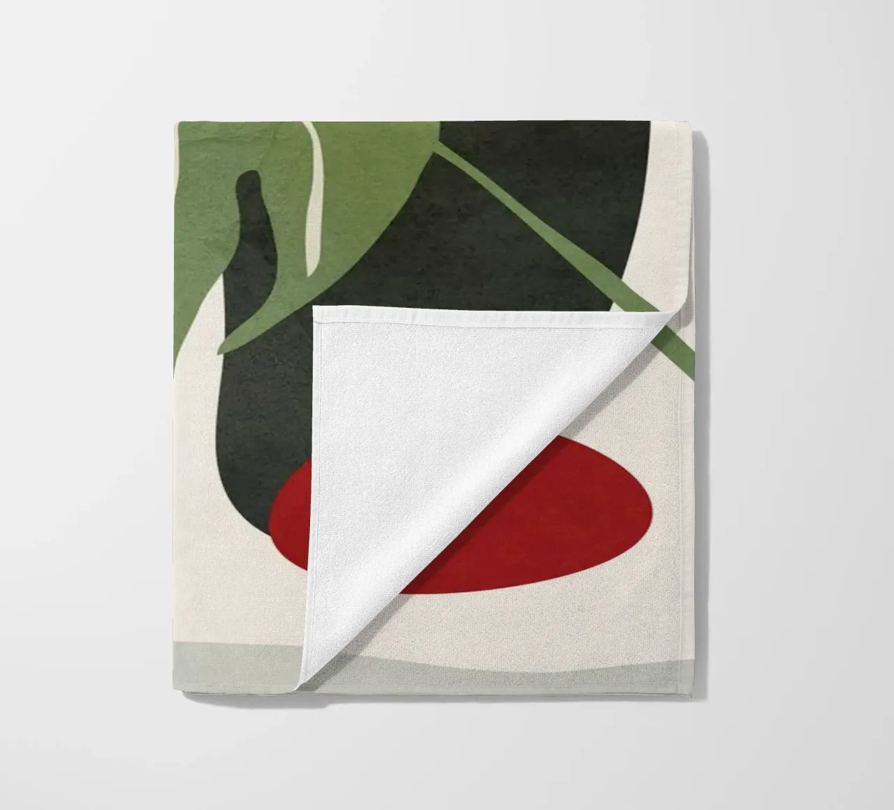 Abstract Monstera Leaf telo mare da cityart