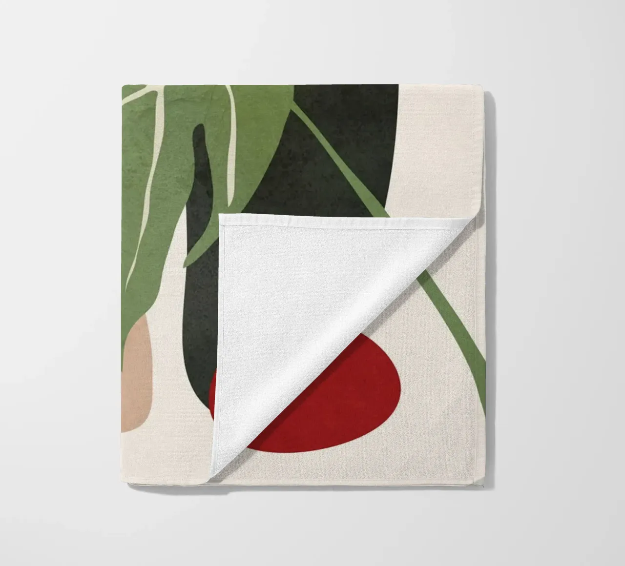 Abstract Monstera Leaf telo mare da cityart