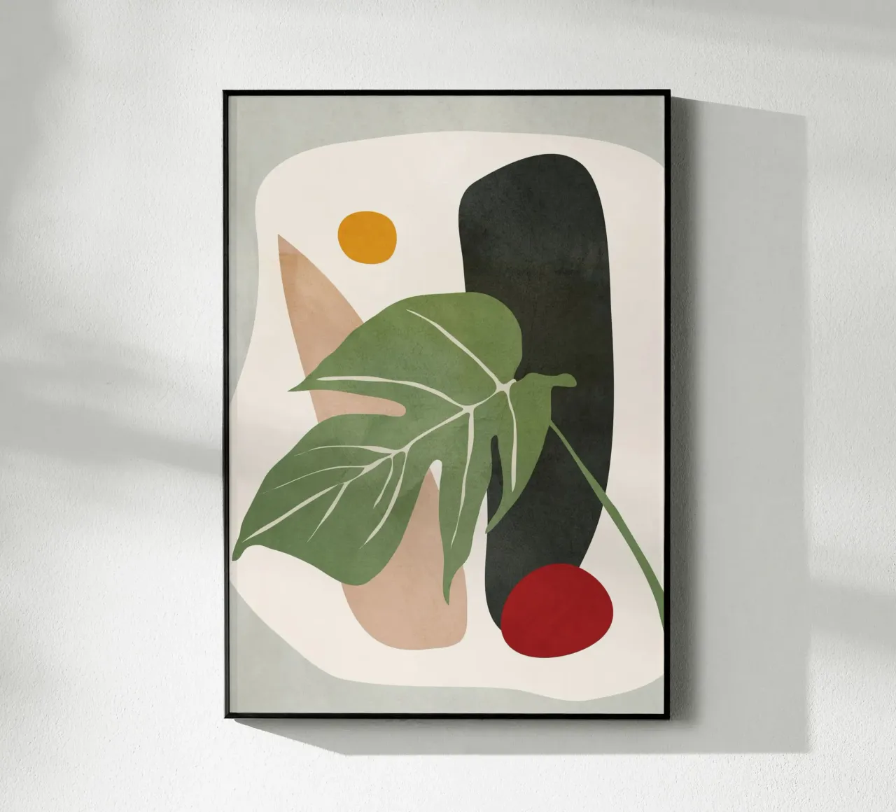 Abstract Monstera Leaf plexiglass da cityart
