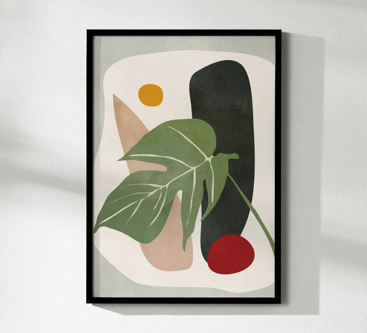 Abstract Monstera Leaf carta hahnemühle da cityart