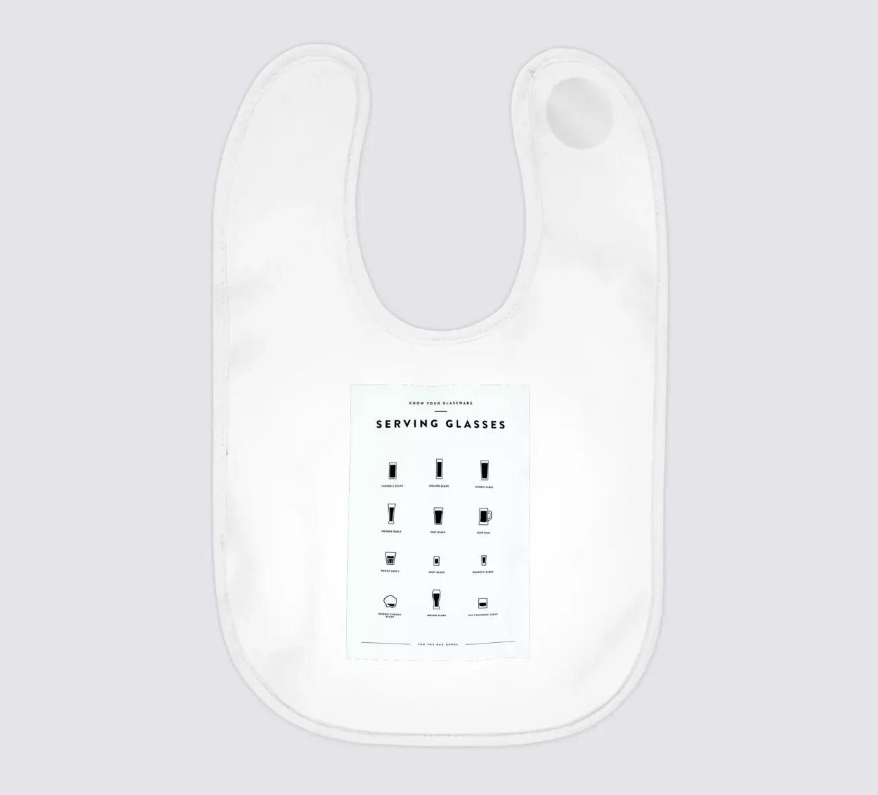 Serving Glass Chart bavaglino da daylight design studio