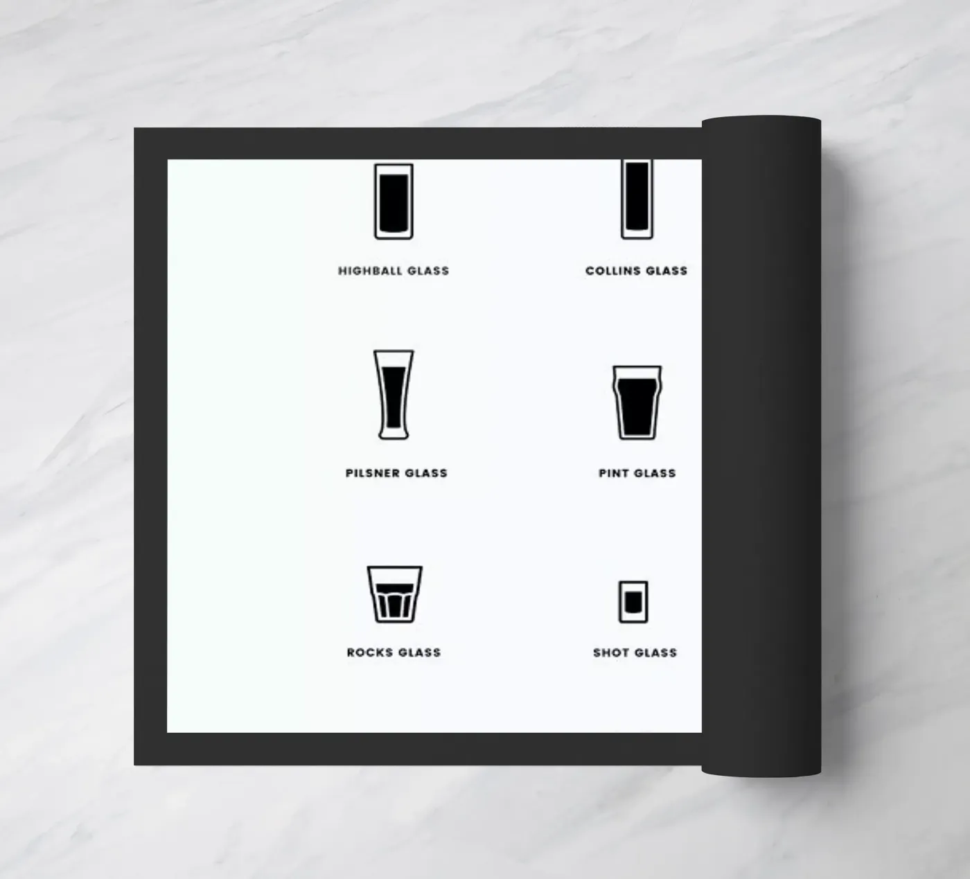Serving Glass Chart zerbino da daylight design studio