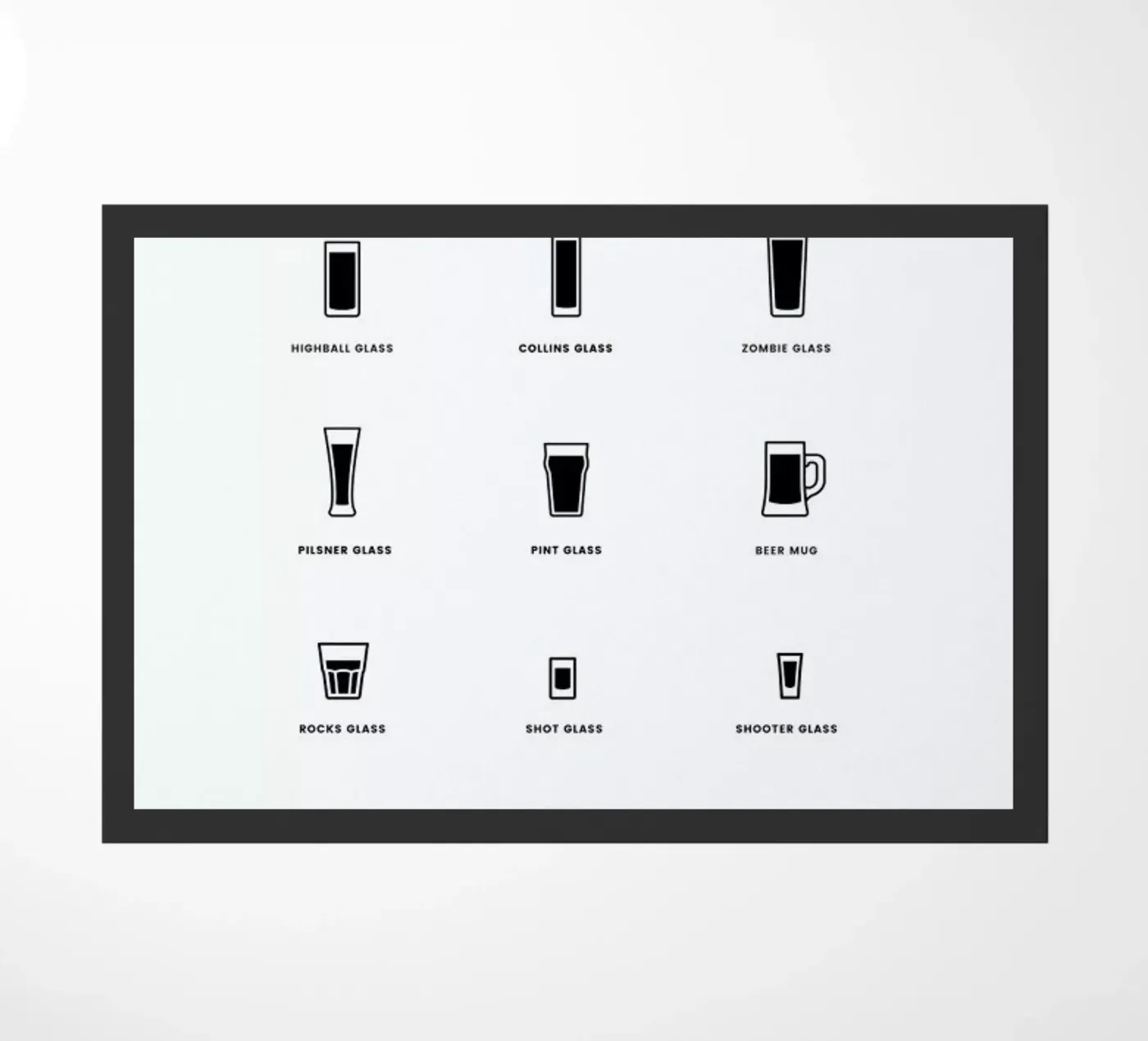 Serving Glass Chart zerbino da daylight design studio