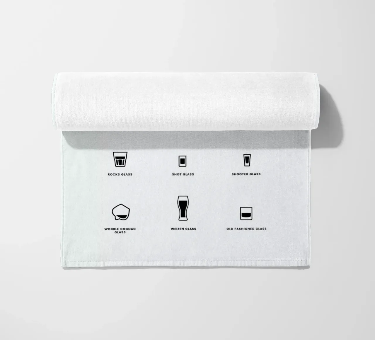 Serving Glass Chart beach towel by daylight design studio
