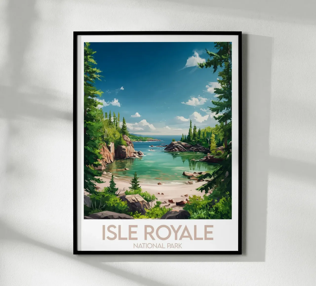Poster Isle Royale National Park Vereinigte Staaten Poster von Frame the World