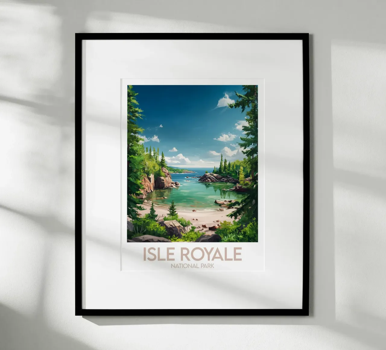 Poster Isle Royale National Park Vereinigte Staaten Poster von Frame the World