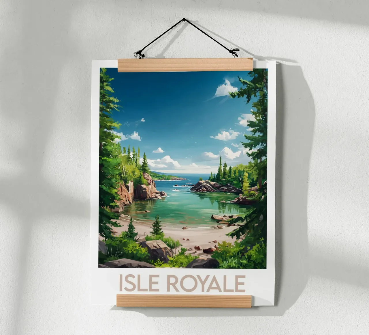 Poster Isle Royale National Park Vereinigte Staaten Poster von Frame the World