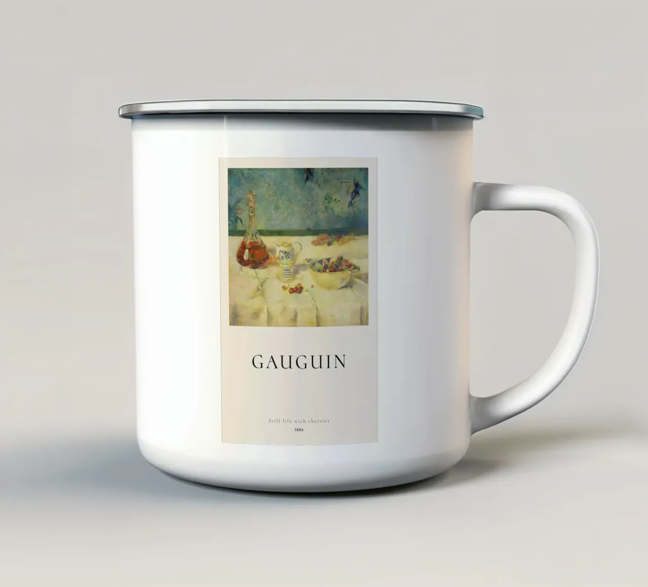 Gauguin - Still Life with Cherries tazza in smalto da ARTOTHEK