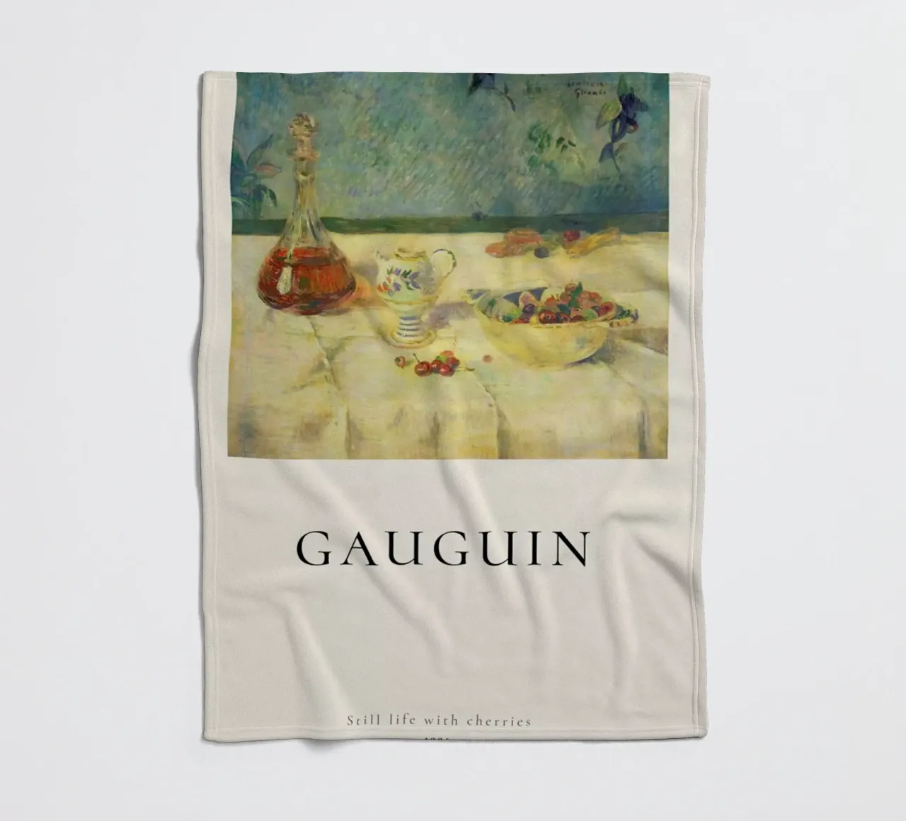 Gauguin - Still Life with Cherries coperta in pile da ARTOTHEK