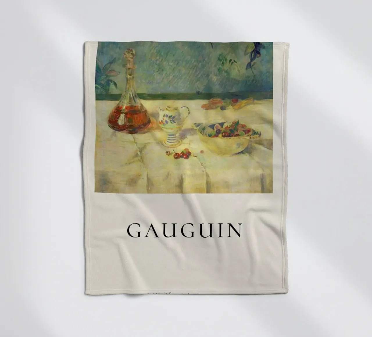 Gauguin - Still Life with Cherries coperta in pile da ARTOTHEK