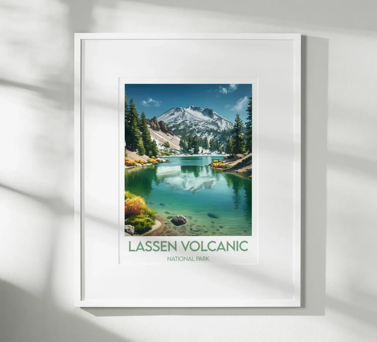 Parco nazionale vulcanico di Lassen poster da Frame the World