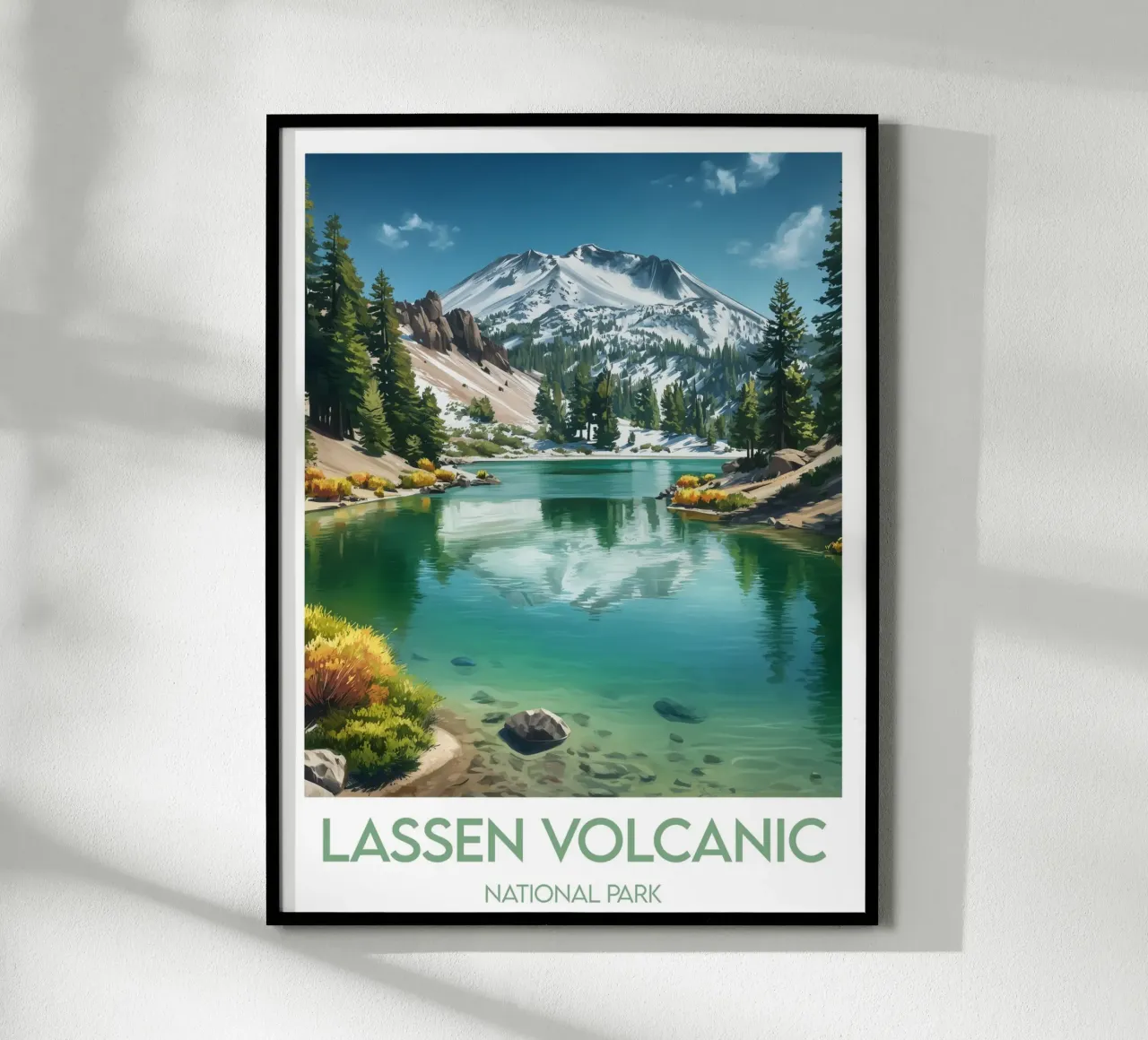 Parco nazionale vulcanico di Lassen poster da Frame the World