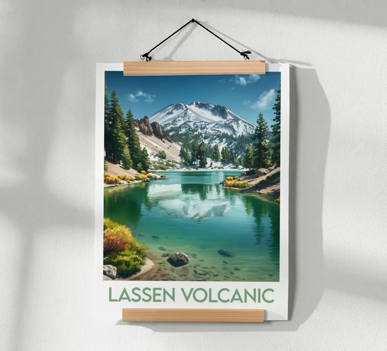 Parco nazionale vulcanico di Lassen poster da Frame the World
