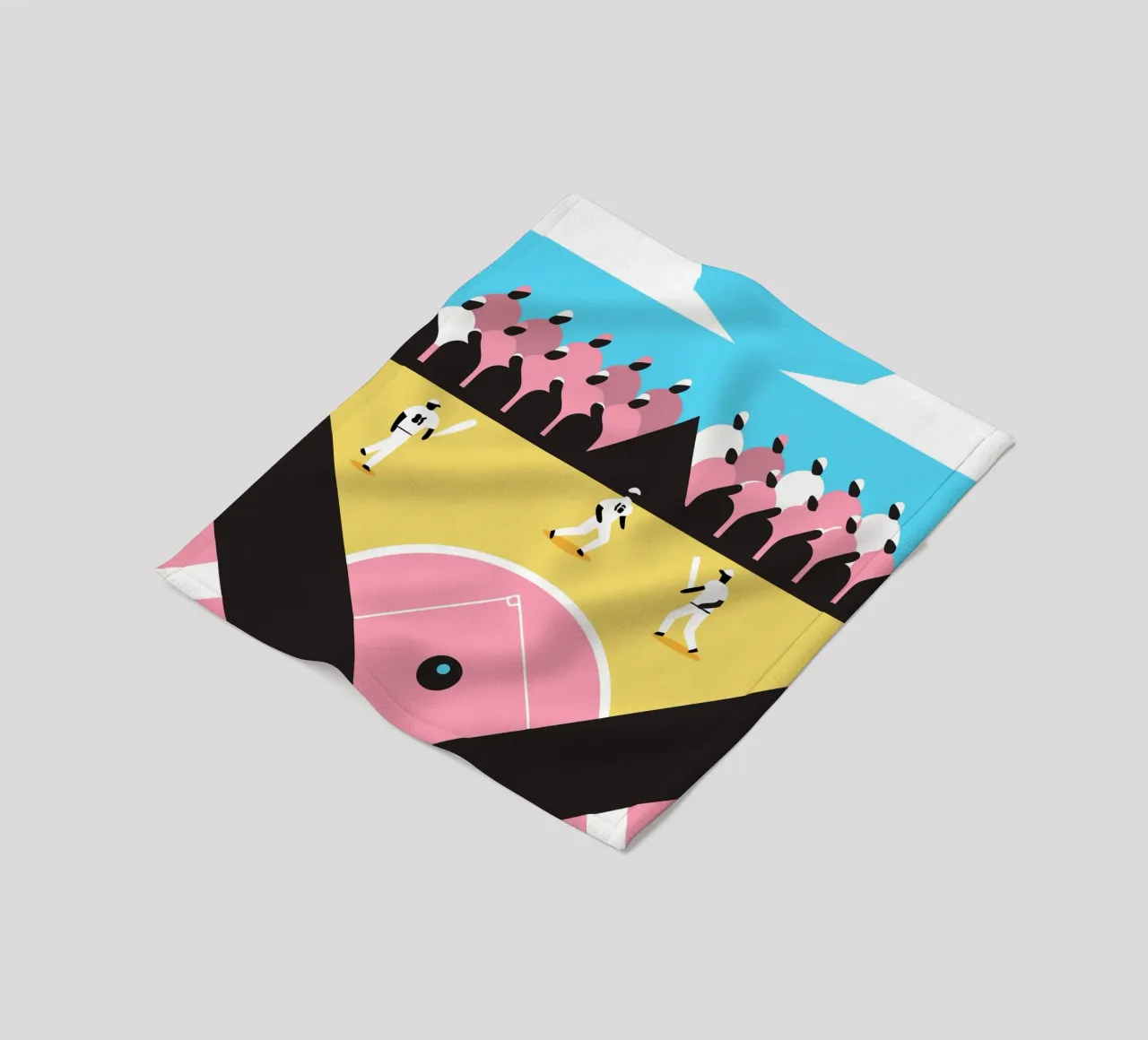 Playing Baseball Fleecedecke von LOOK DIFFERENT