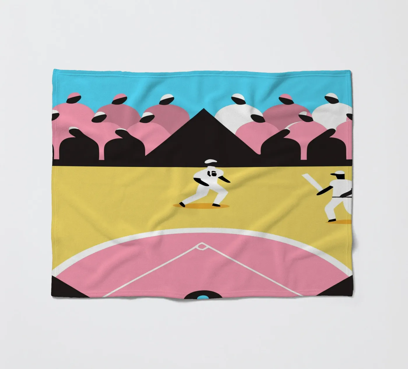 Playing Baseball Fleecedecke von LOOK DIFFERENT