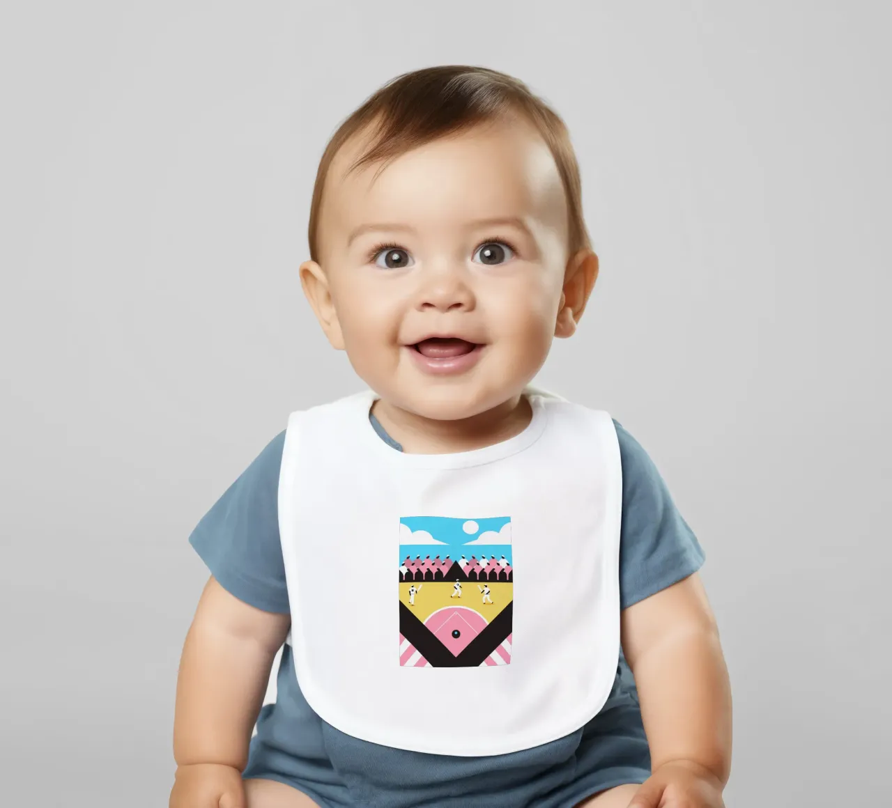 Giocare a baseball bavaglino da LOOK DIFFERENT