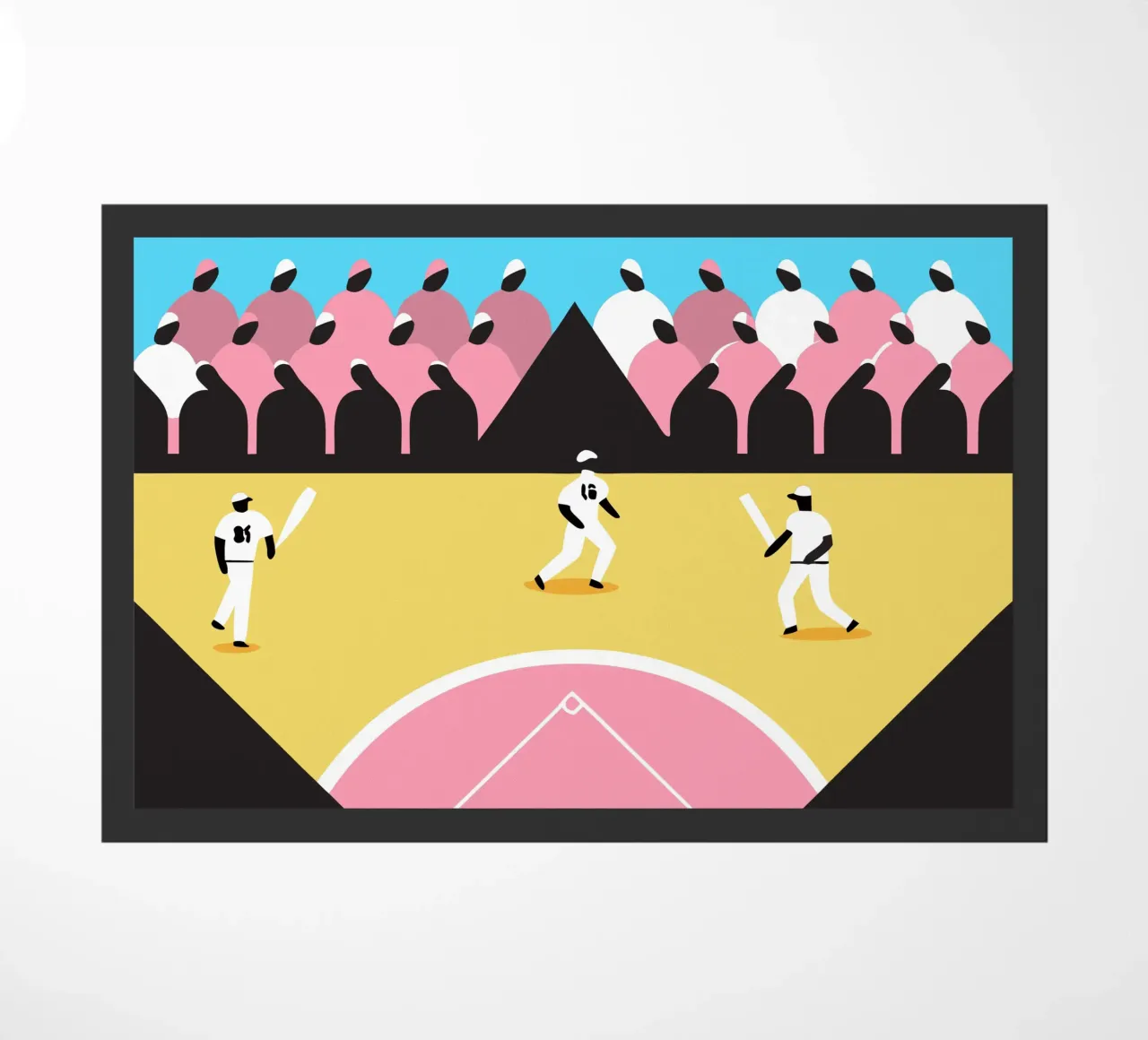 Giocare a baseball zerbino da LOOK DIFFERENT