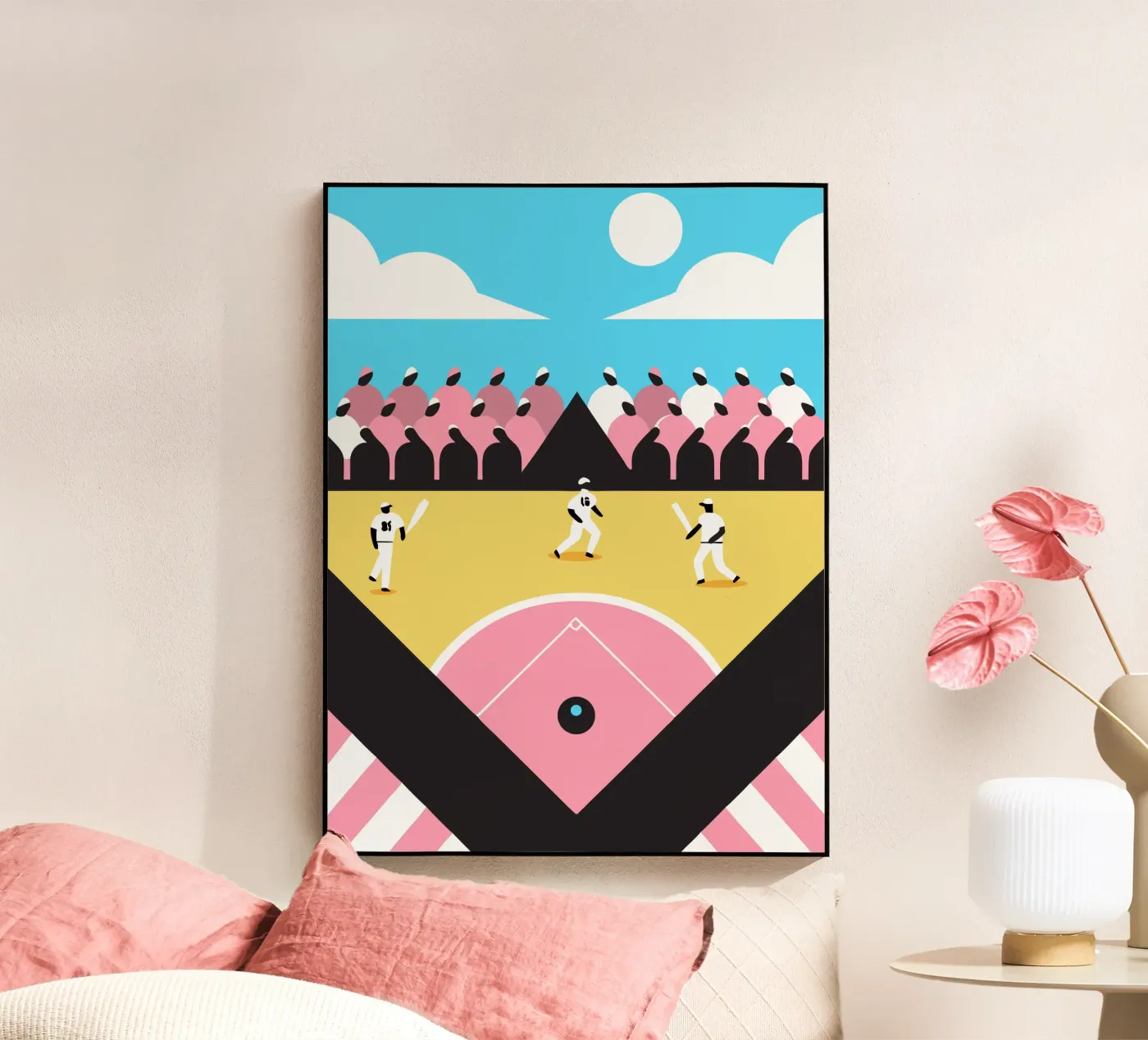 Playing Baseball plexiglass da LOOK DIFFERENT