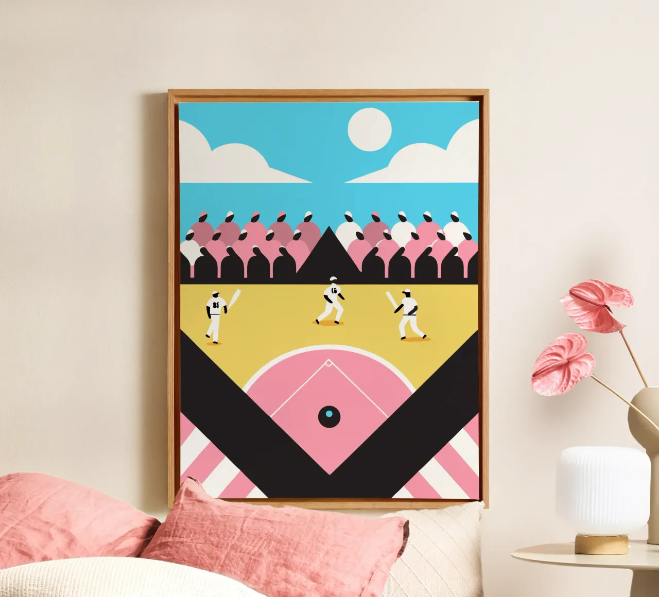 Giocare a baseball tela da LOOK DIFFERENT