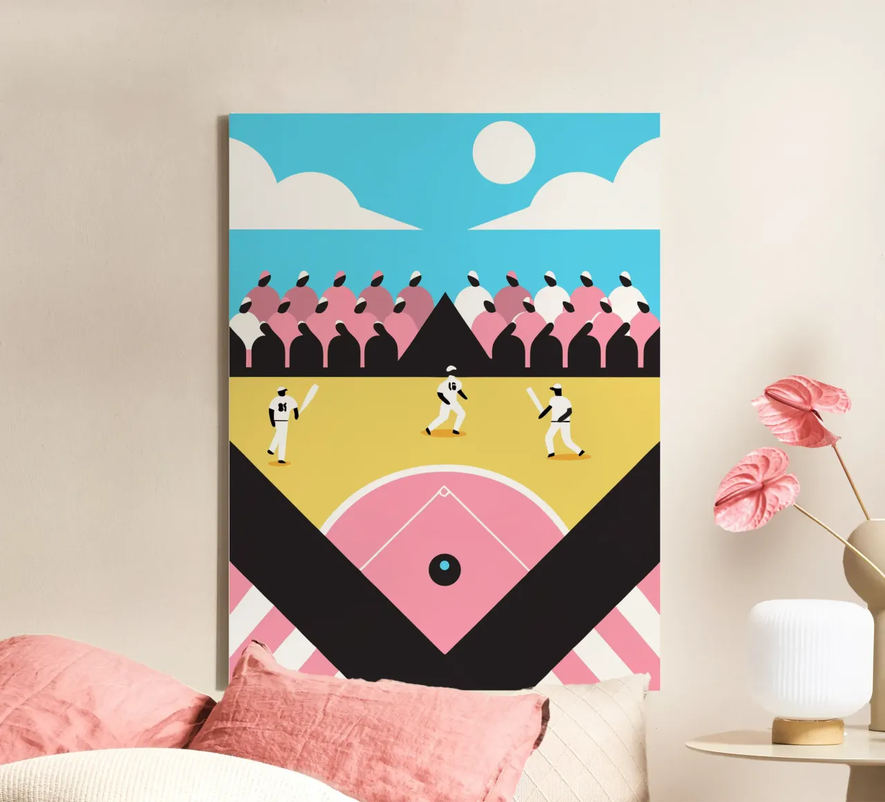 Giocare a baseball tela da LOOK DIFFERENT