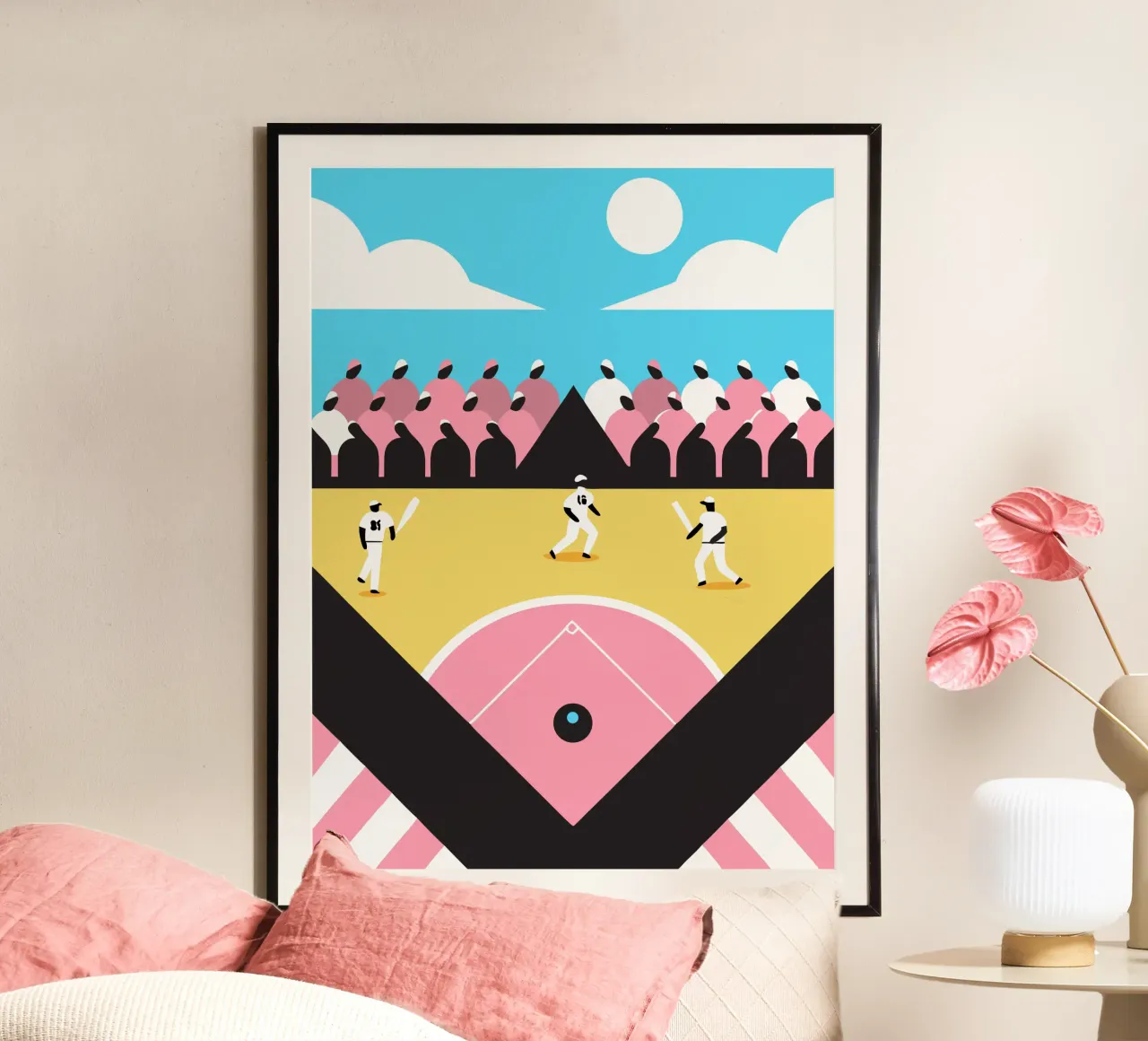 Giocare a baseball poster da LOOK DIFFERENT